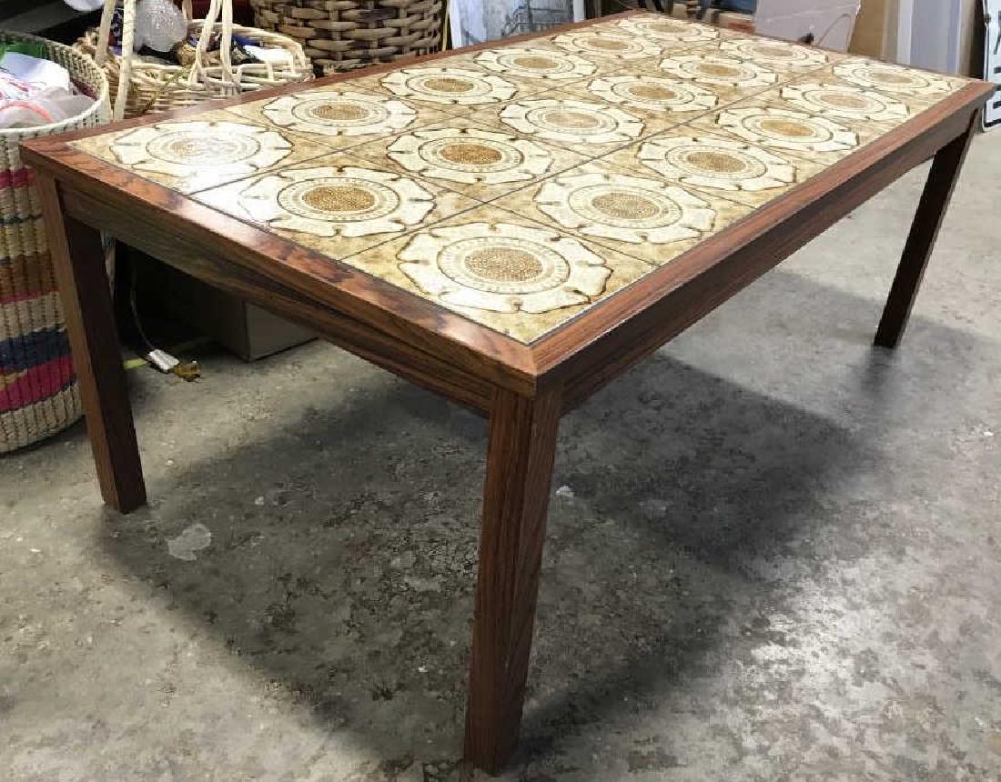 1960’s Danish Modern Tile Rosewood Table (1 of 9)