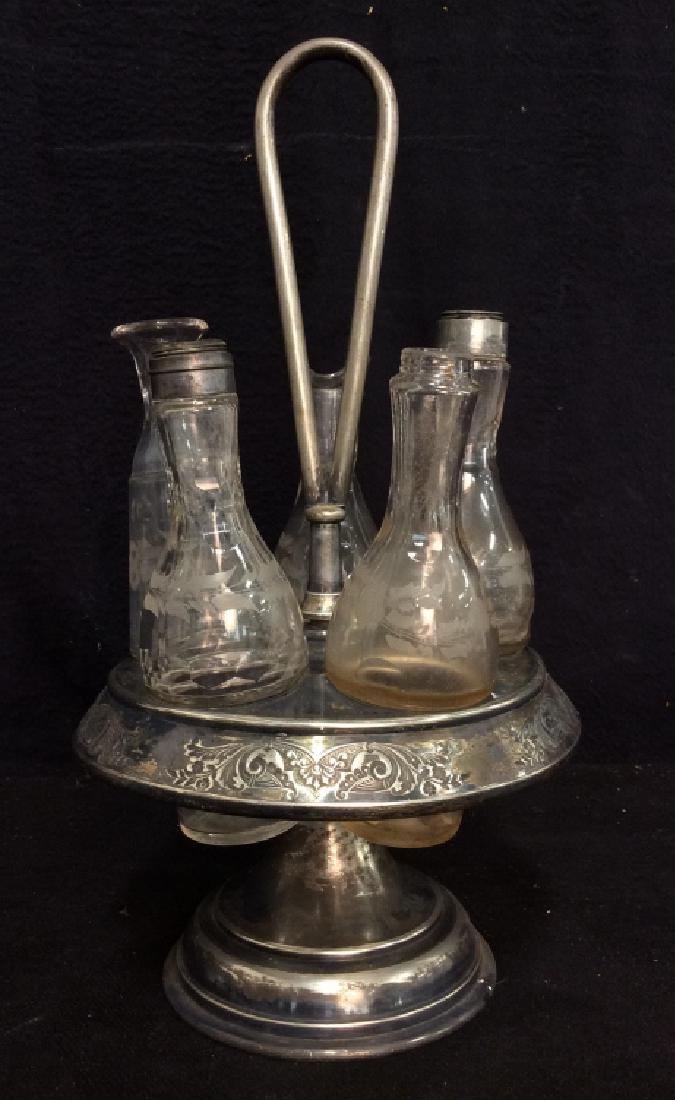 Vintage Victorian Caster Cruet Set (1 of 8)