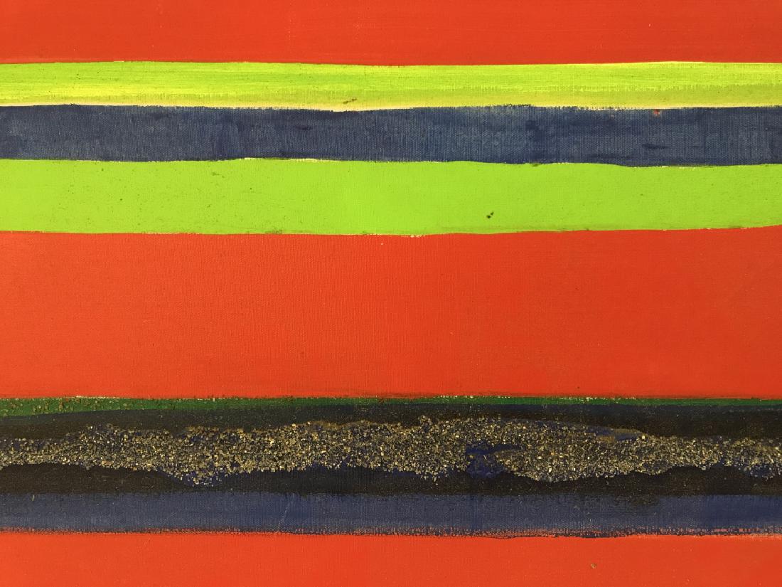 Framed Multi Toned Contemporary Painting On Canvas (1 of 6)