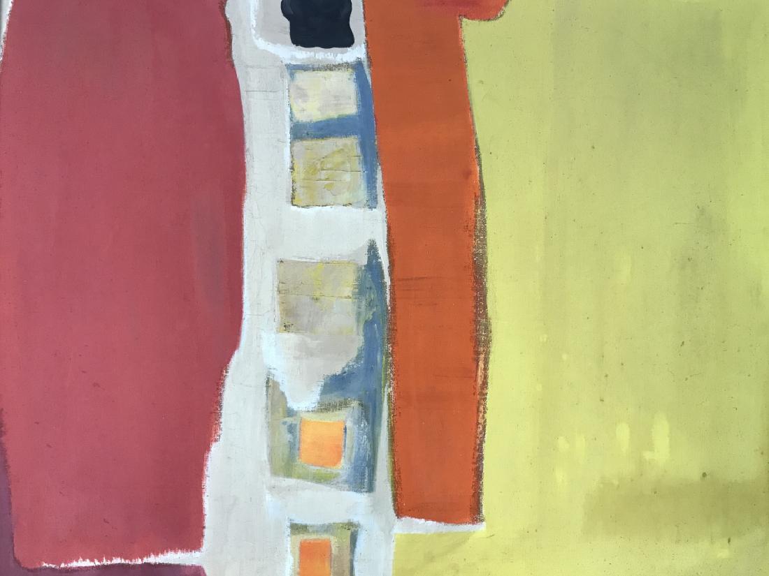 Multi Toned Abstract Painting On Canvas (1 of 8)