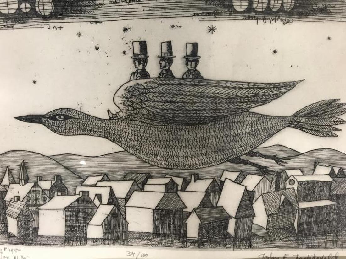 Signed Numbered Vintage Cartoon Lithograph (1 of 8)