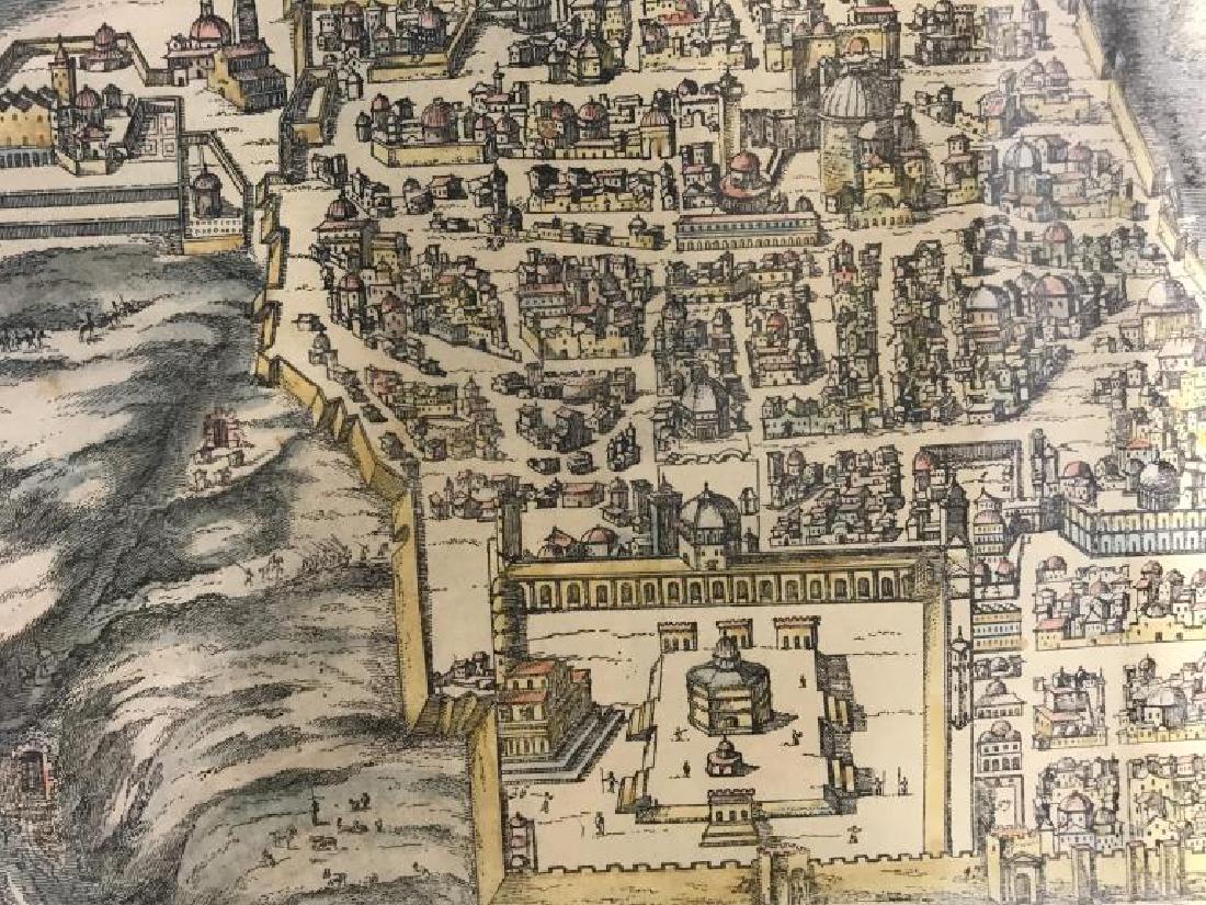 Framed Village Scene Print (1 of 5)