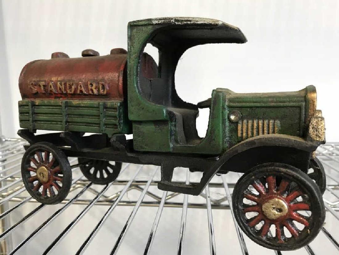 Poss Antique Metal Iron Painted Toy Wagon Truck (1 of 8)
