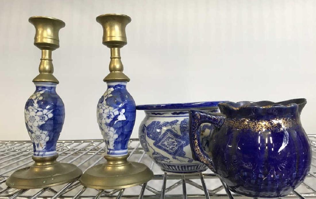 Group Blue and White Ceramic Porcelains (1 of 6)