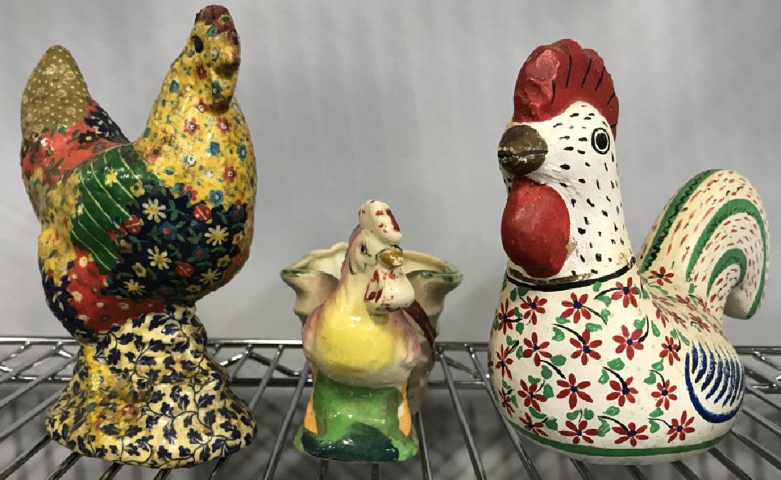 Lot 3 Rooster Accessories Table Decor (1 of 4)
