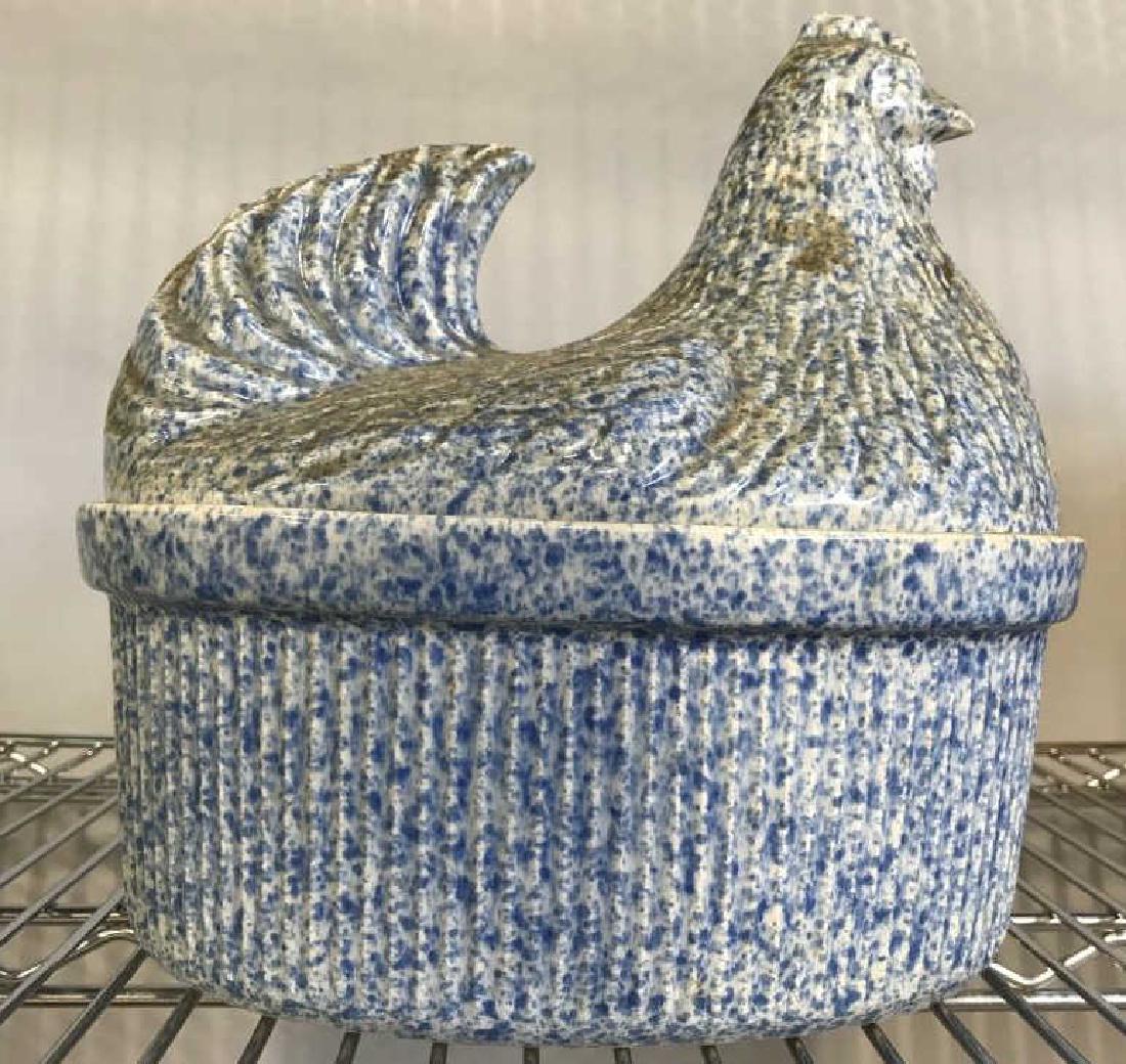 Splatterware Rooster Lidded Tureen (1 of 8)