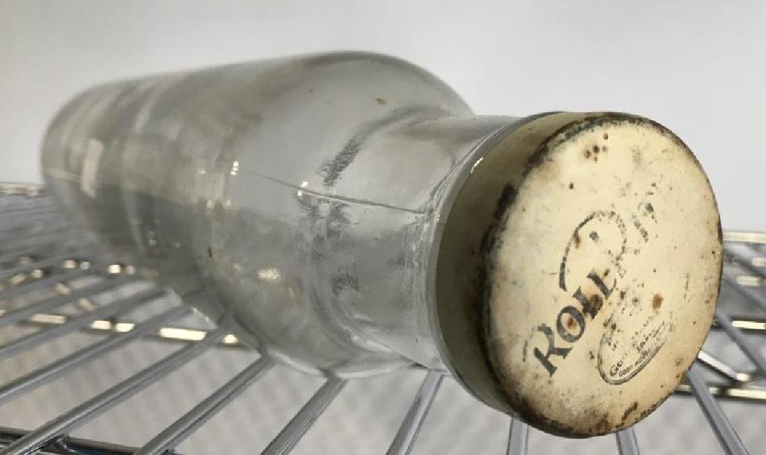 Vintage Glass Marked Capped Rolling Pin (1 of 4)