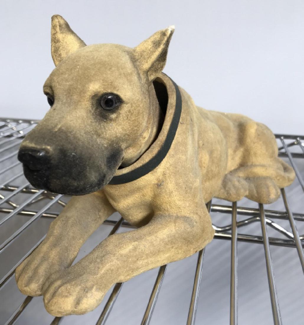 Vintage Bobble Head Dog Figural, Signed (1 of 9)