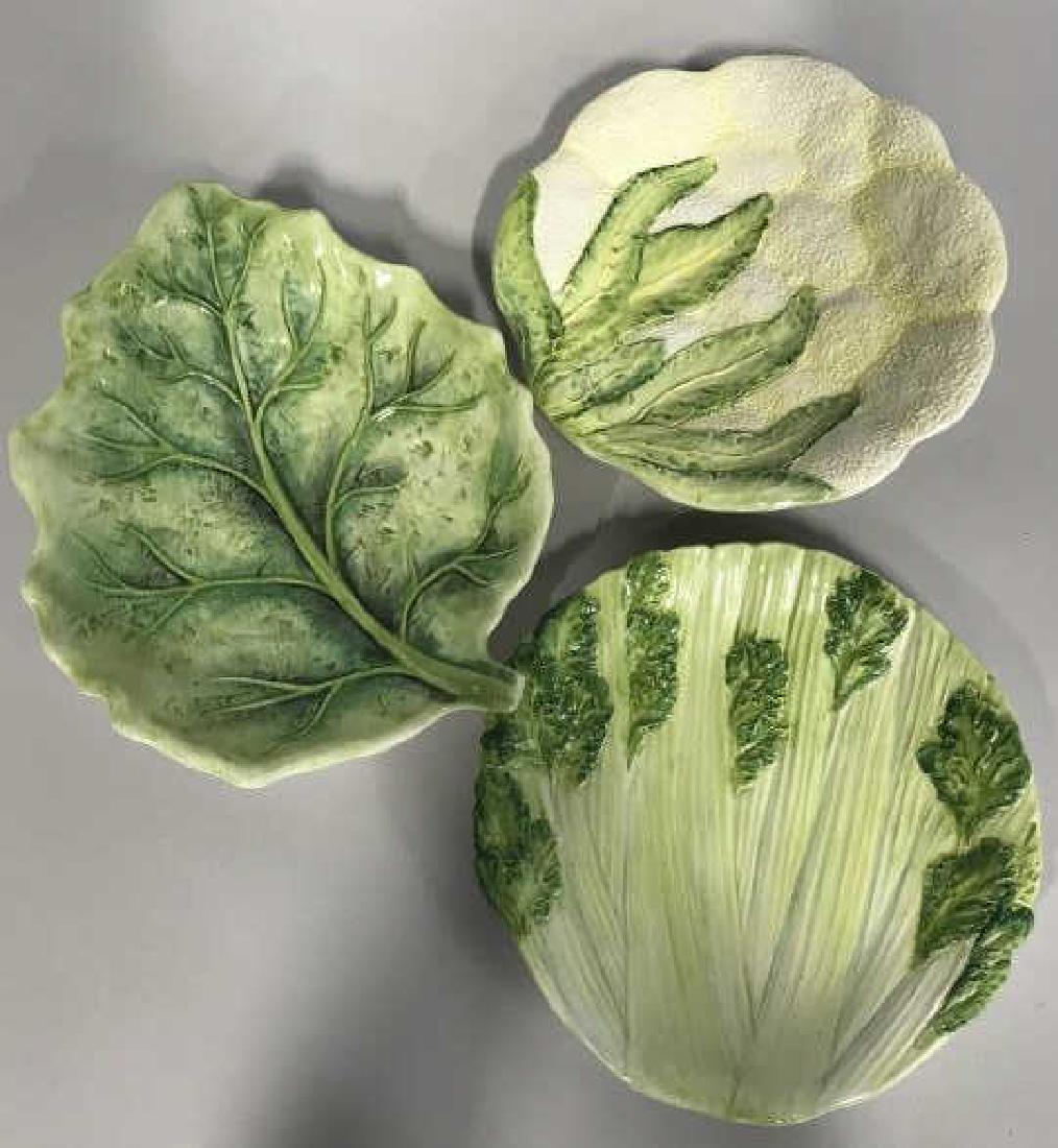 Set 3 Italian Ceramic Vegetable Platters (1 of 8)