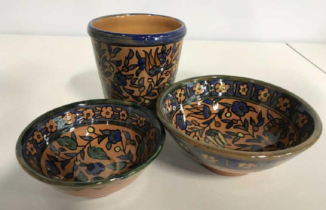 Set 3 Israeli Ceramic Table Decor (1 of 8)