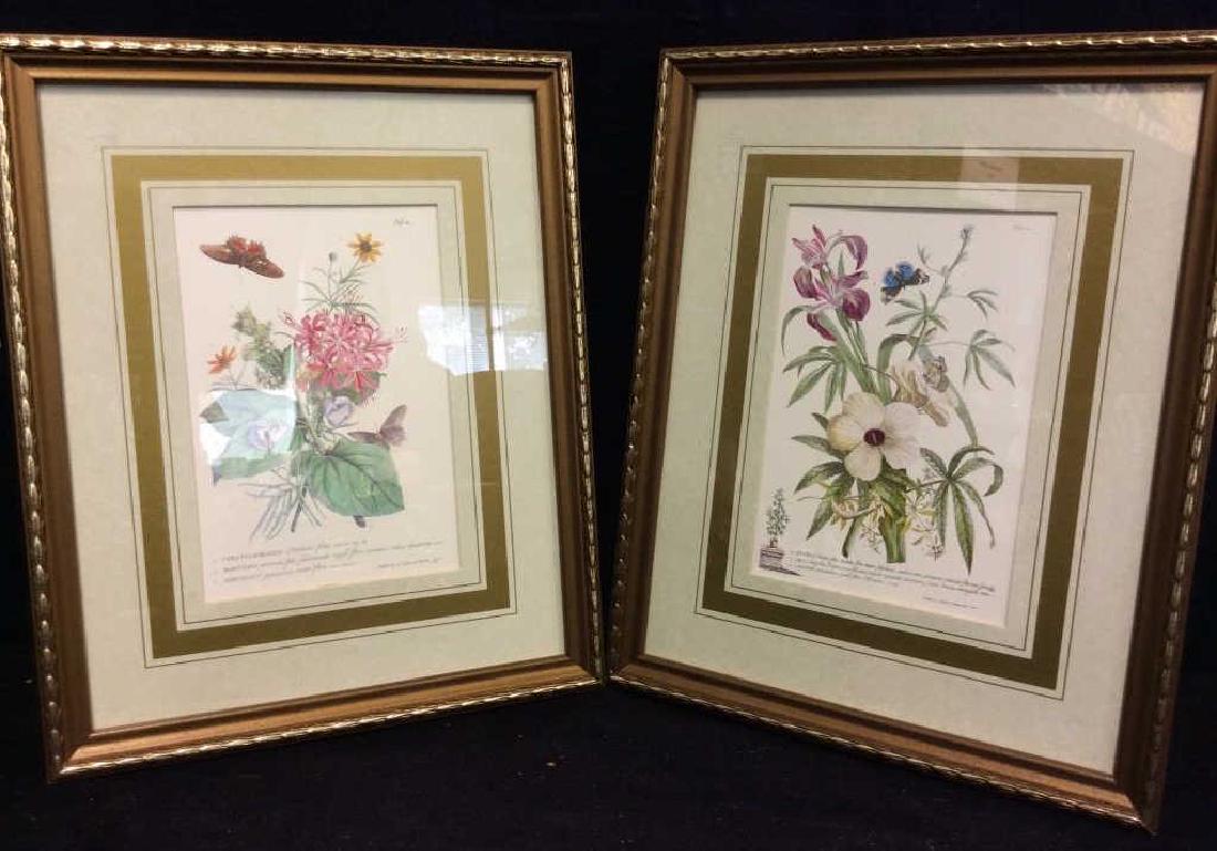 Pair Framed Floral Bouquet Artworks (1 of 9)