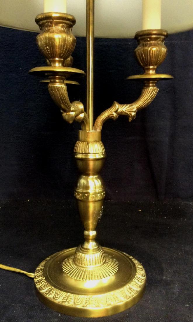 Gold Toned Candelabra Style Lamp (1 of 5)