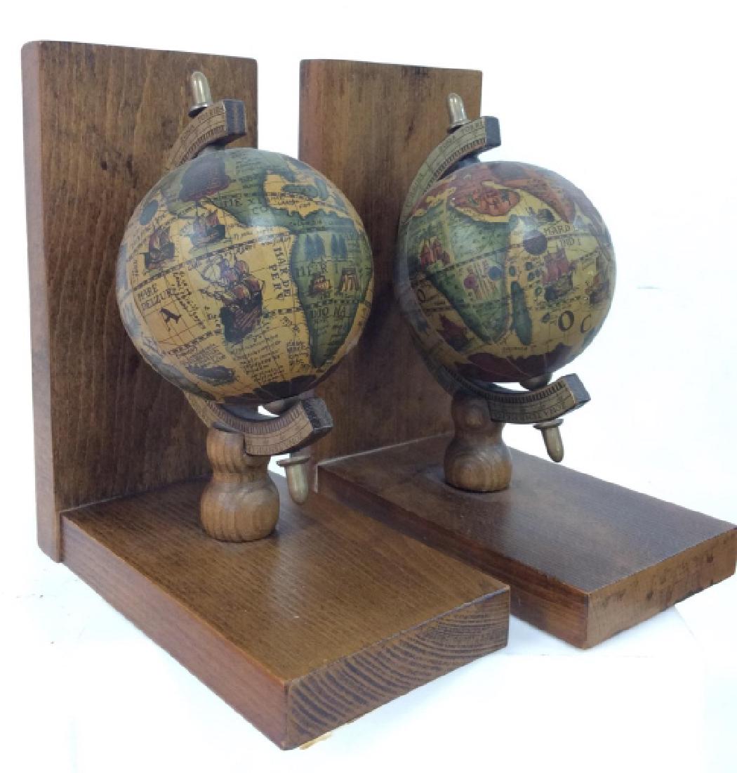 Vintage Globe Bookends (1 of 6)