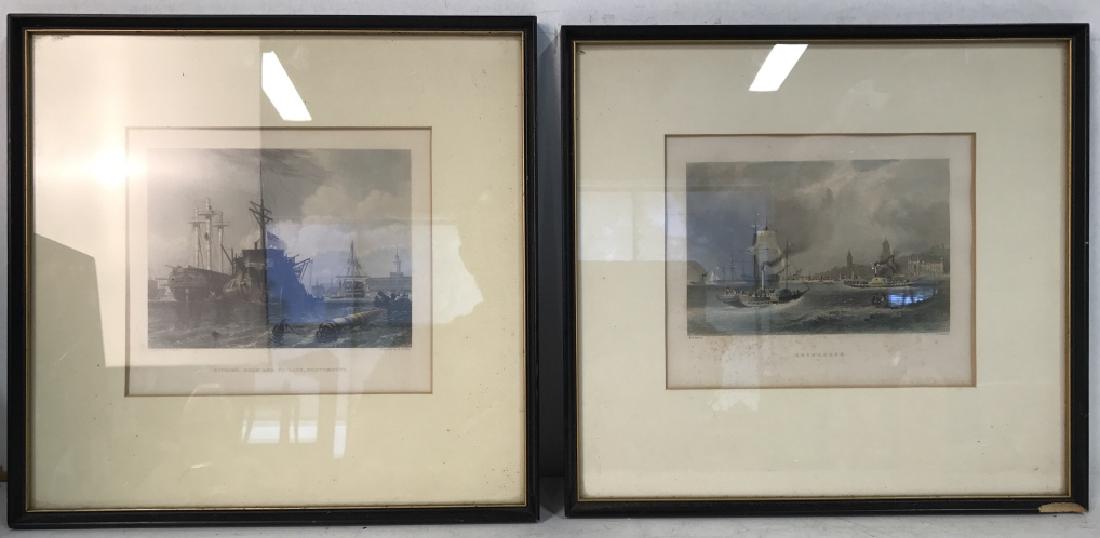 Lot 2 Framed Nautical Prints (1 of 6)