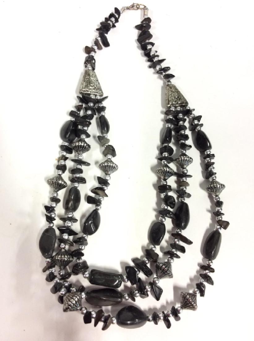 Vintage Multilayered Natural Stone Necklace (1 of 6)