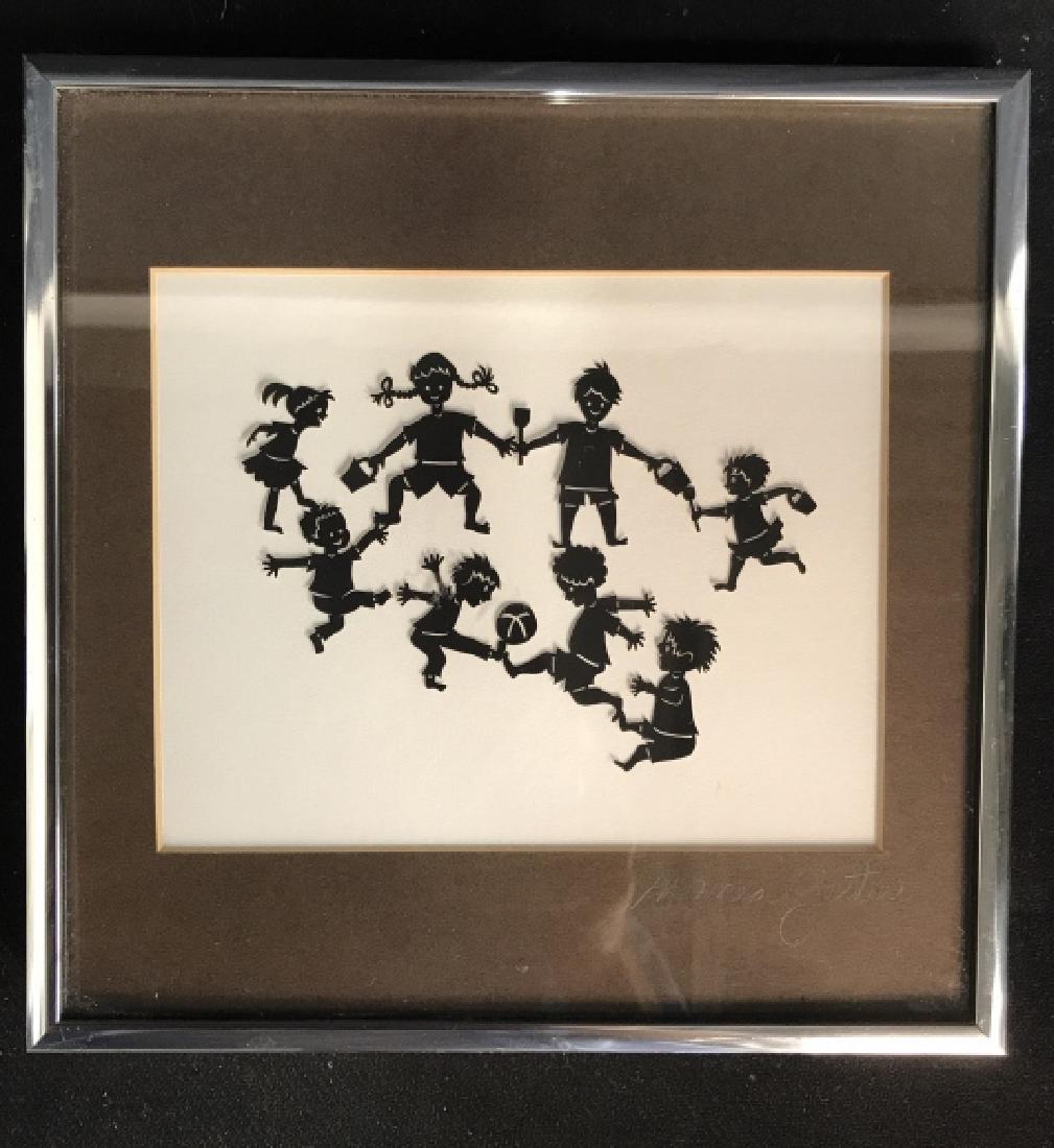 Signed MARCIA GUTHRIE Cut Paper Art FUN (1 of 5)