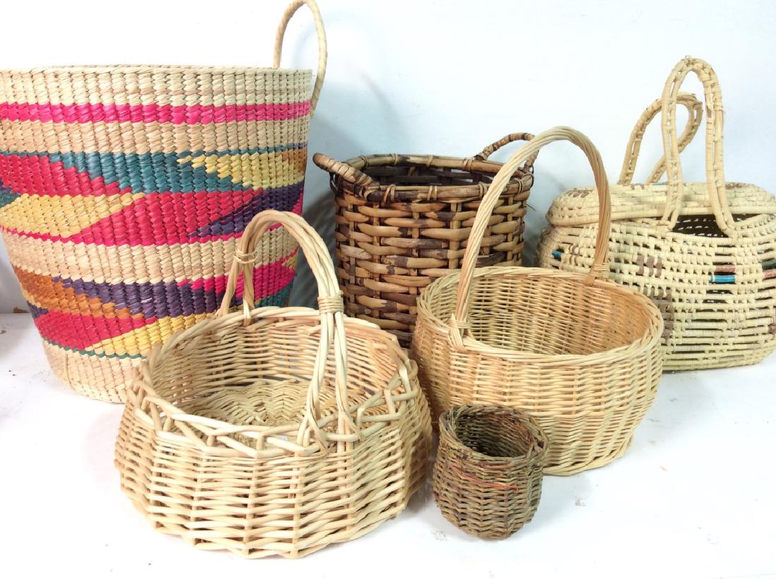 Mixed Lot Woven Baskets (1 of 8)