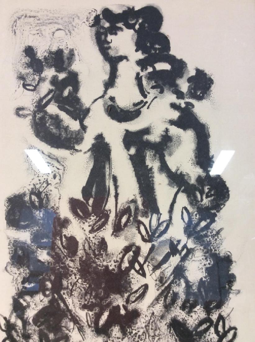 Chaim Gross Inscribed Lithograph Artwork (1 of 9)