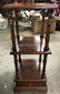 Multi Level Carved Wooden Side Table