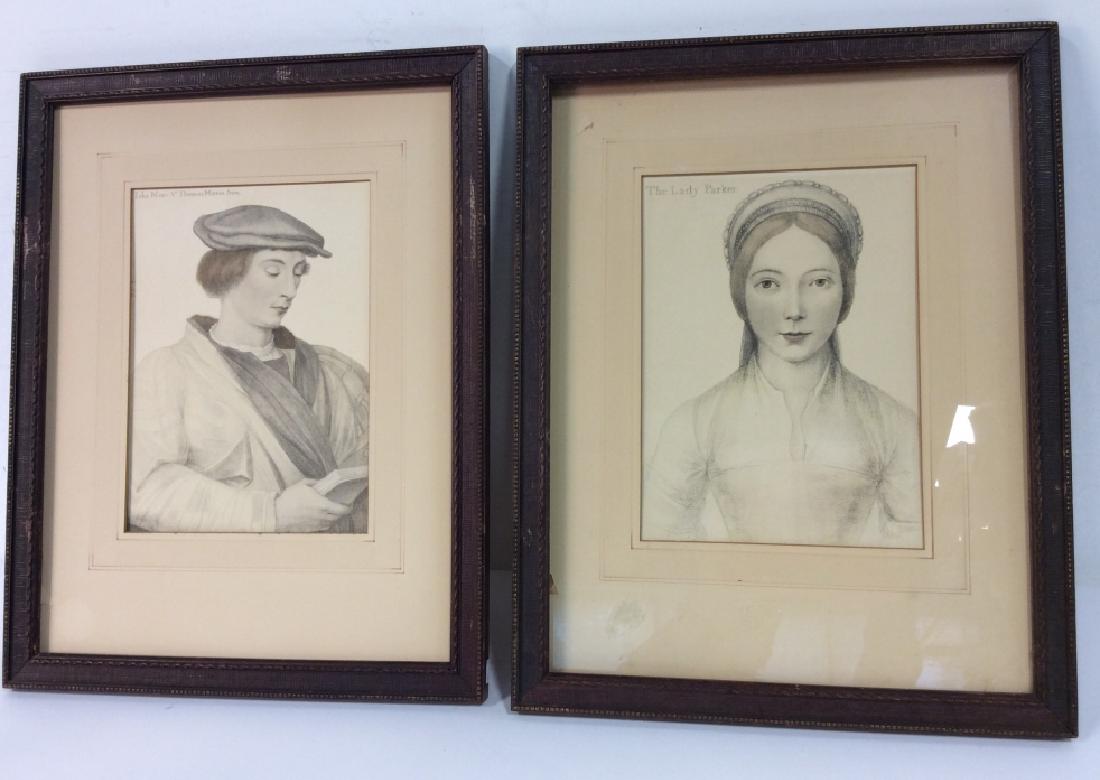 Pair Vintage Litho/Artwork Prints (1 of 9)