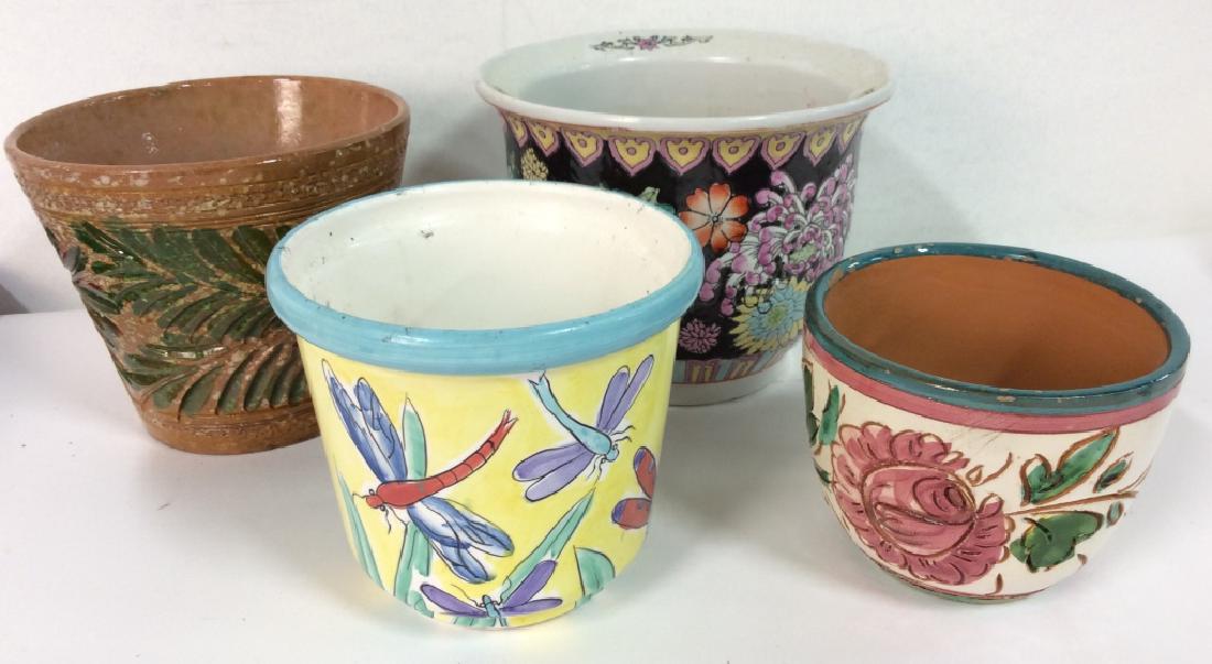 Lot 4 Vintage Planter Vases (1 of 10)