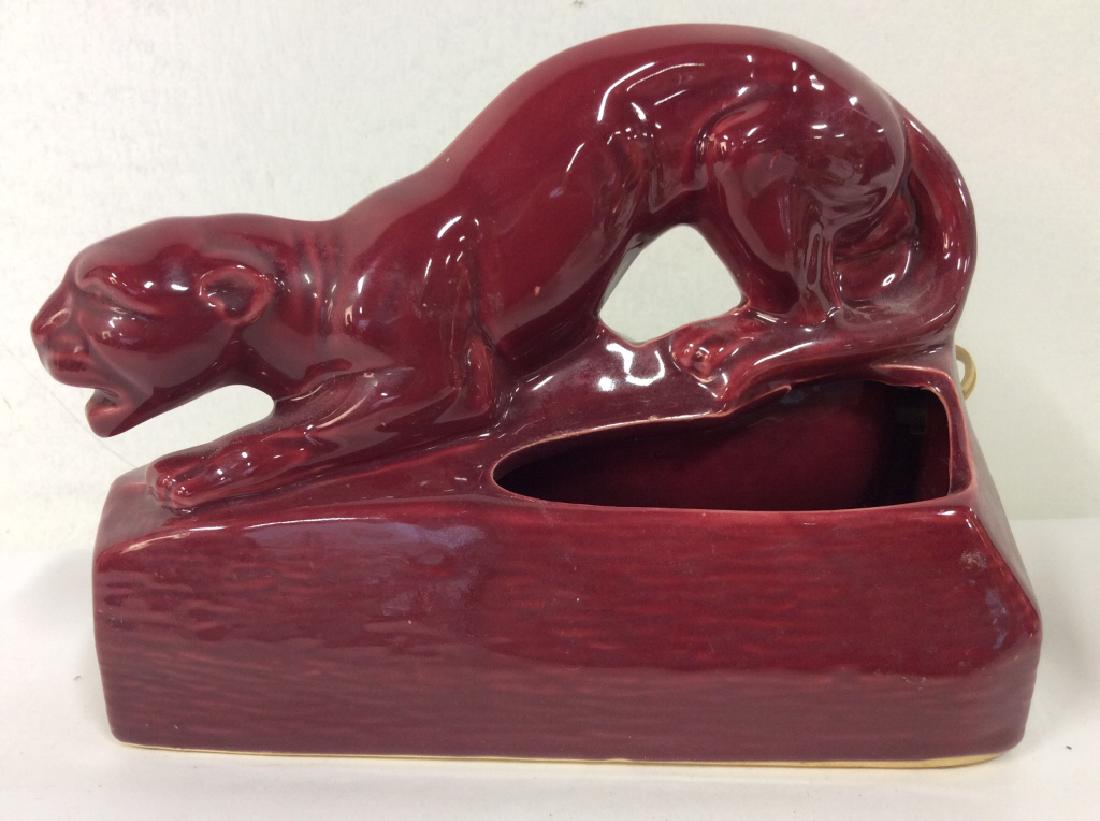 Vintage Ceramic Panther TV Lamp (1 of 9)