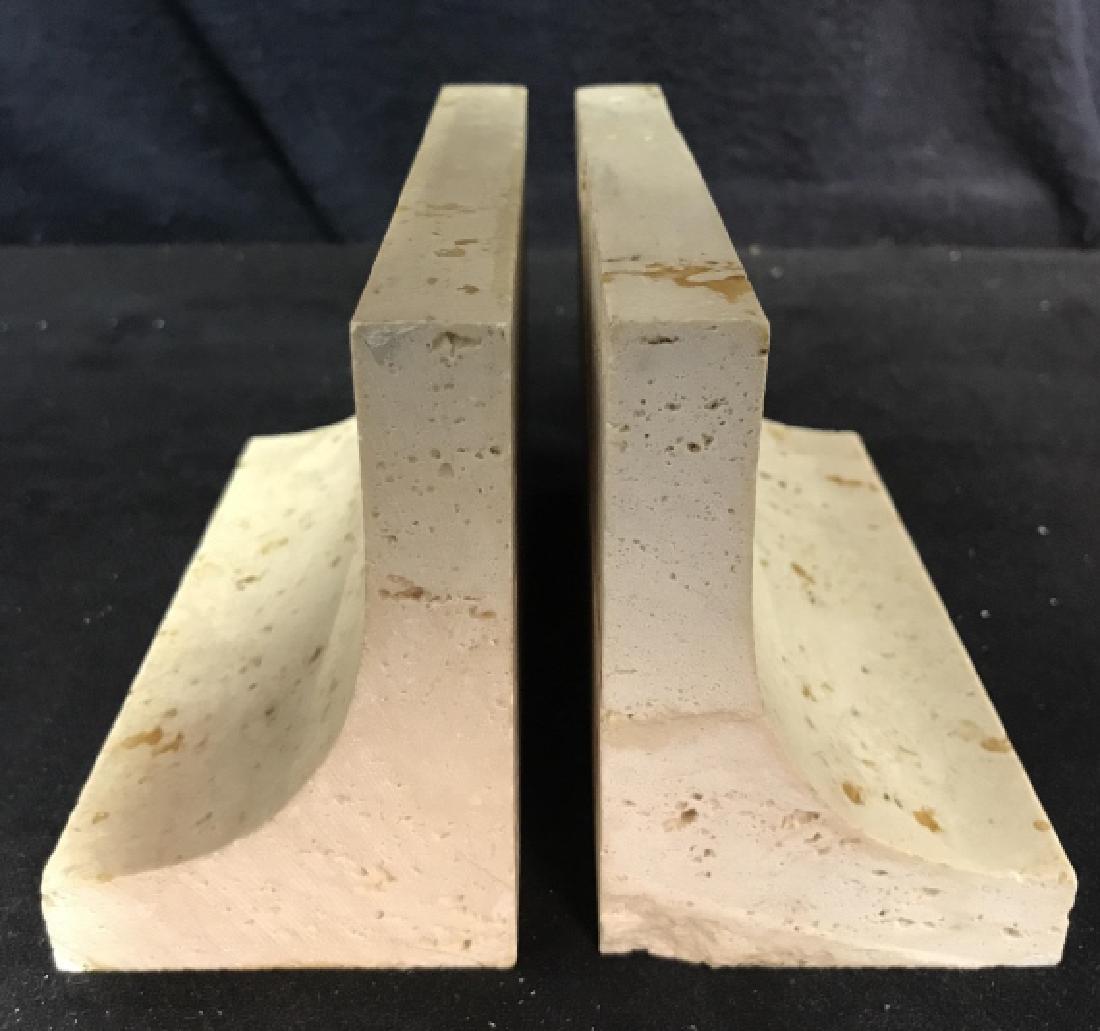 Pair Stone Poss Marble  Bookends (1 of 5)