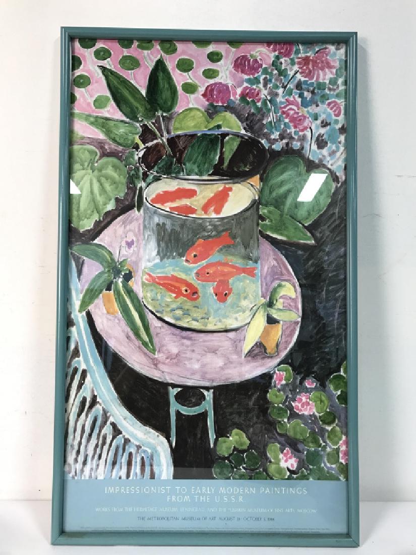 Framed Impressionist Matisse Exhibition Poster (1 of 8)