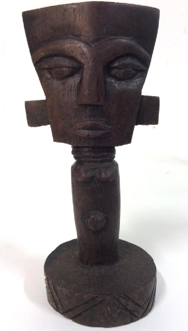 Handcarved Wooden Tiki Figurine (1 of 8)