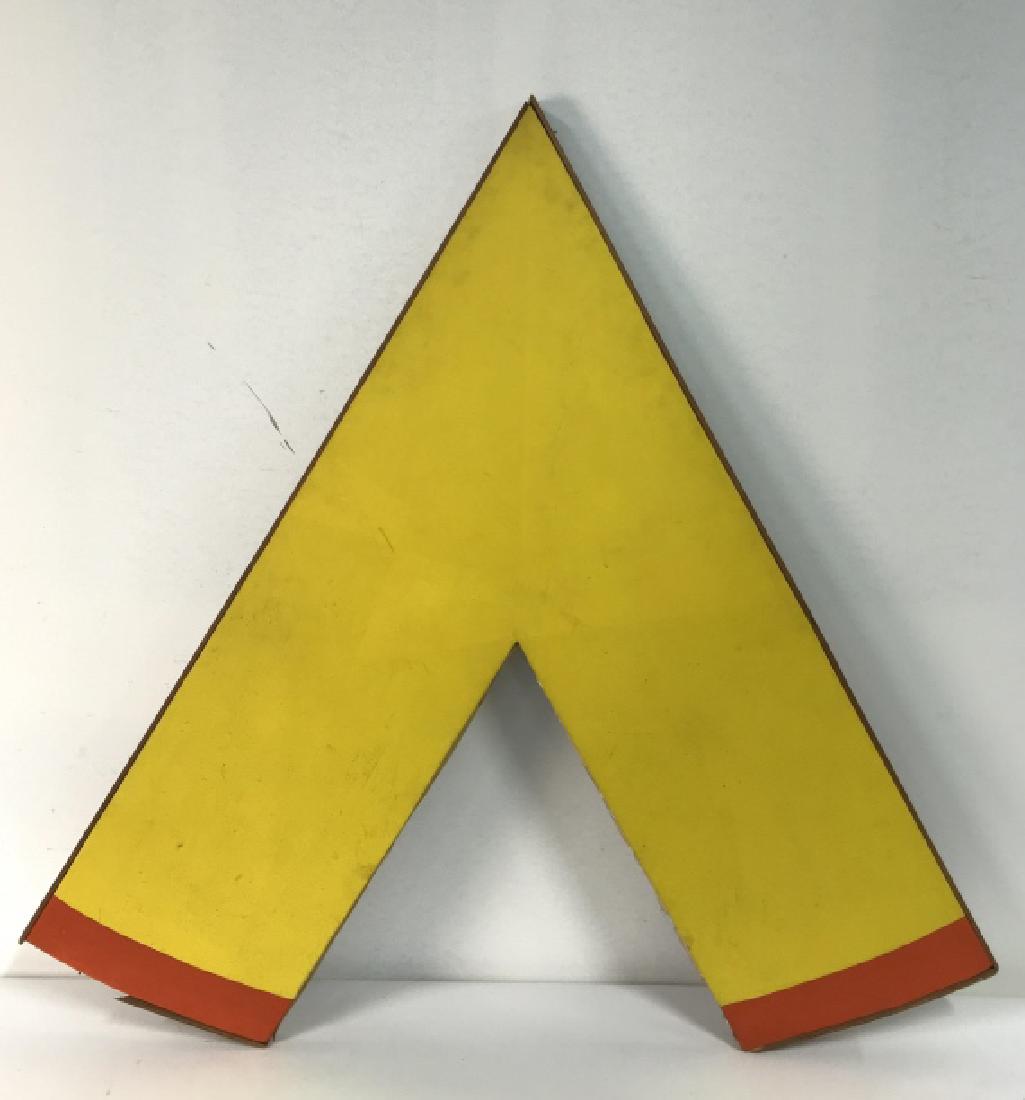 Large Contemporary V Painting On Canvas (1 of 6)