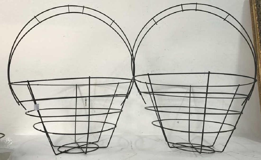 Pair Vintage Metal Wire Baskets (1 of 8)