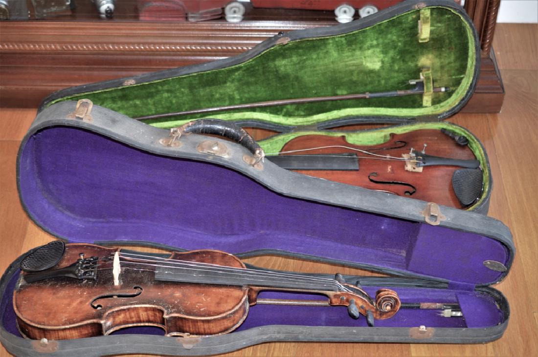 Pair of Vintage Violins with Instrument Cases (1 of 5)