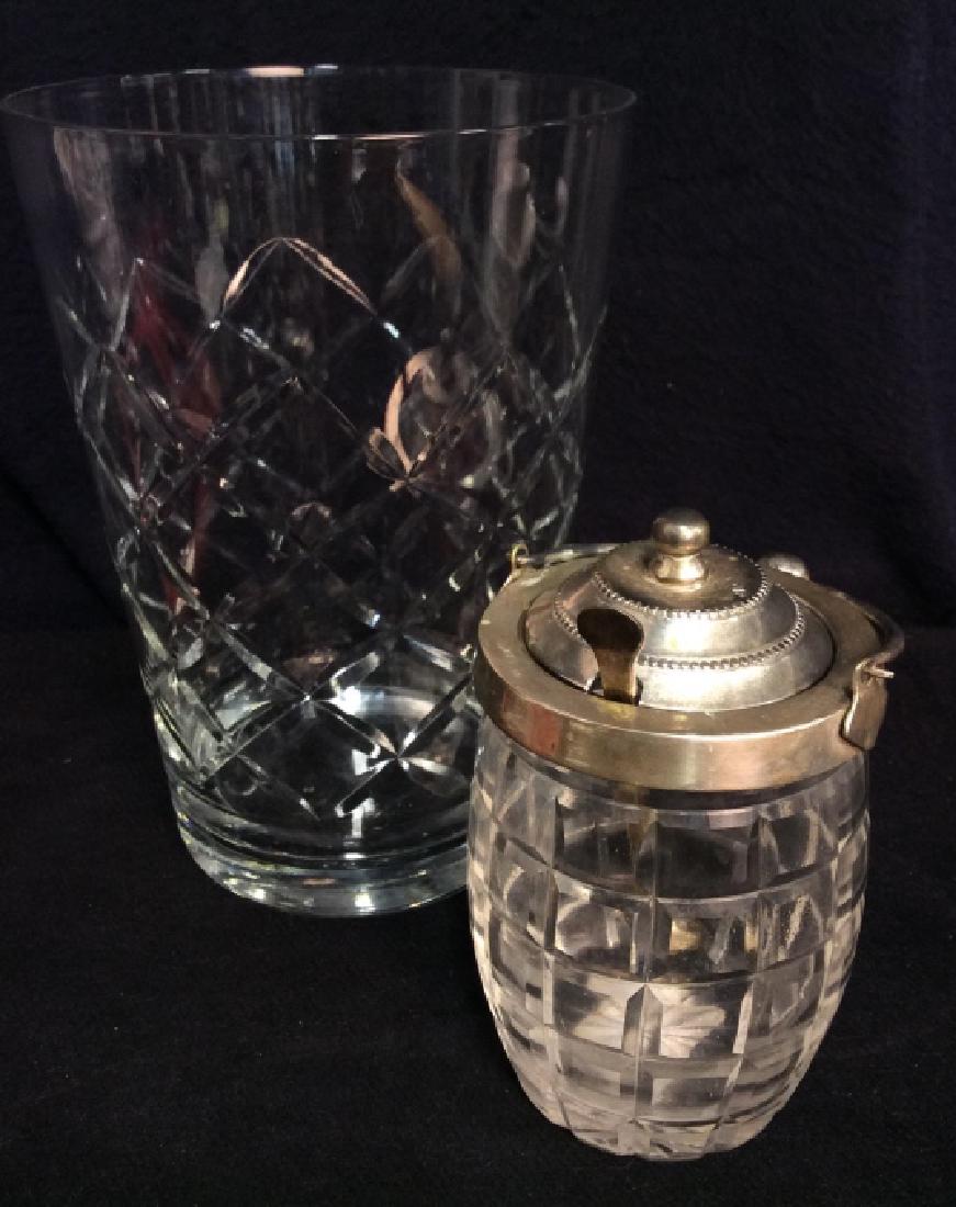 Lot 2 Glass Tabletop Accessories (1 of 7)