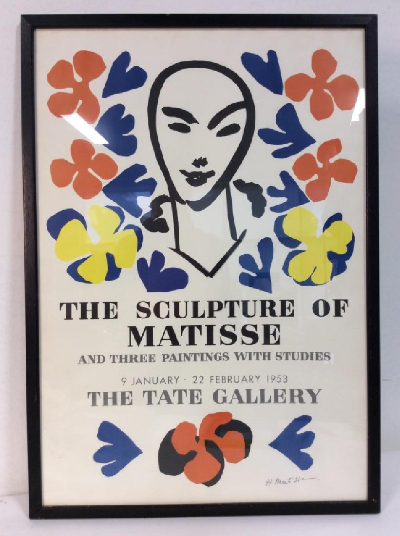 Vintage Matisse Tate Gallery Exhibition Poster (1 of 8)