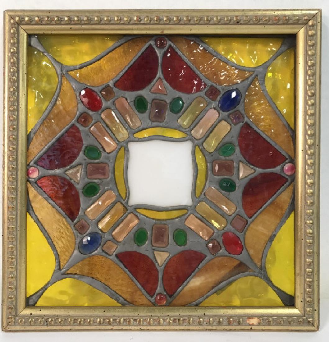 Vintage Stained Glass Panel W Frame Oct 10 2018 The Benefit Vintage Stained Glass Panel W Frame Oct 10 2018 The Benefit Foundation Inc In Ny