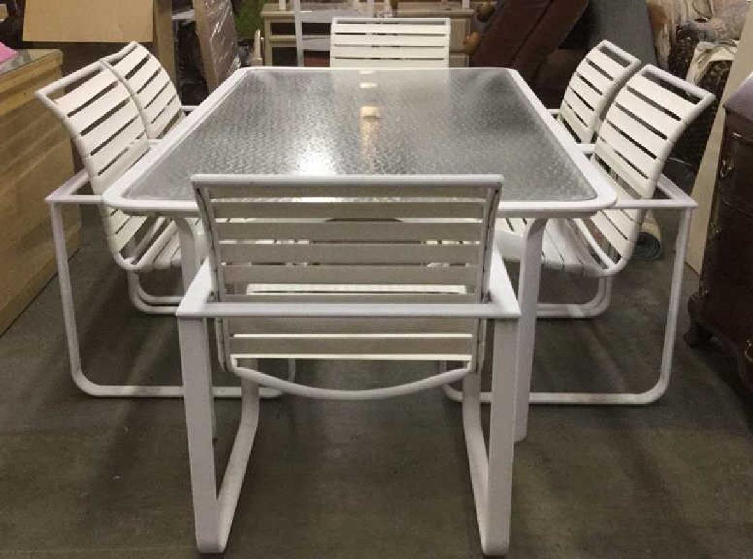 Lot 7 BROWN JORDAN Outdoor Furniture Dining Set (1 of 8)