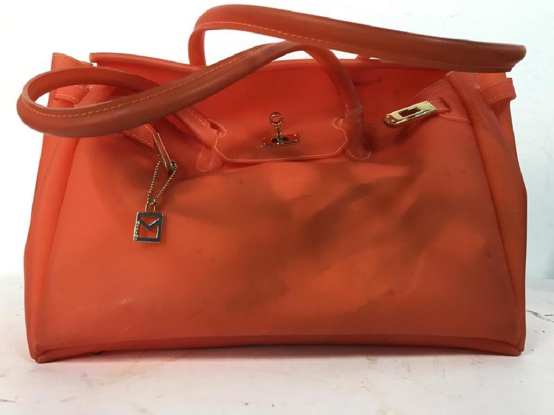Neon Orange Italian Ladies Purse Maxima (1 of 13)