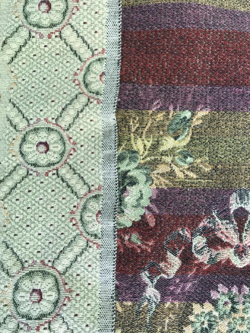 Floral Table Cloth Red and Gold Tones (1 of 4)