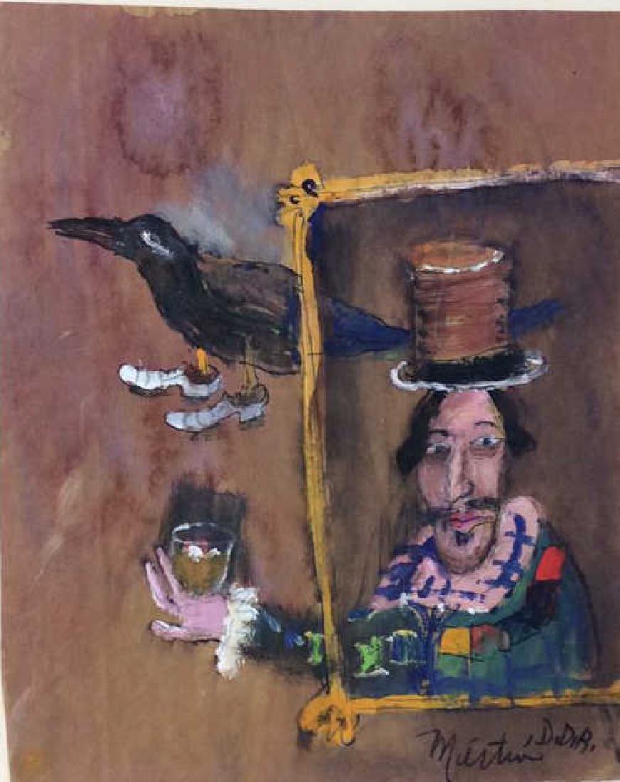 James Martin Edgar Allen Poe Painting (1 of 9)