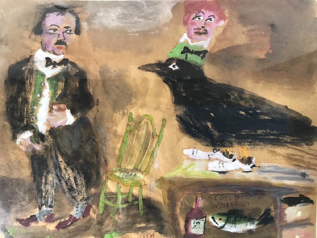 JAMES MARTIN Edgar Allan Poe Raven W Party Hat (1 of 10)