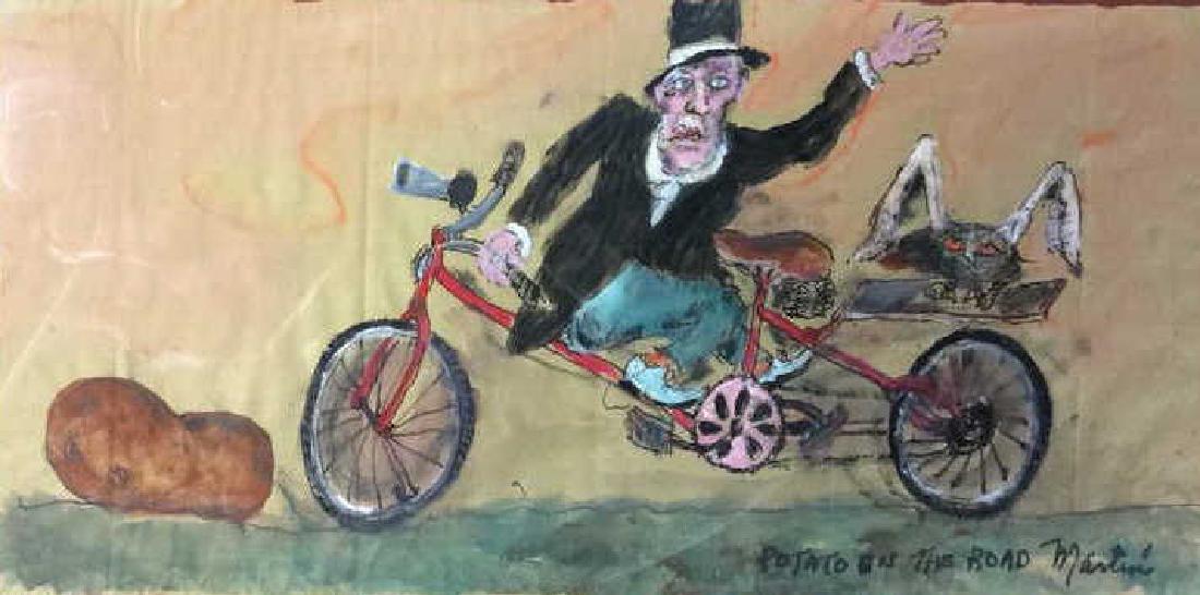JAMES MARTIN, Potato on The Road, Painting (1 of 11)