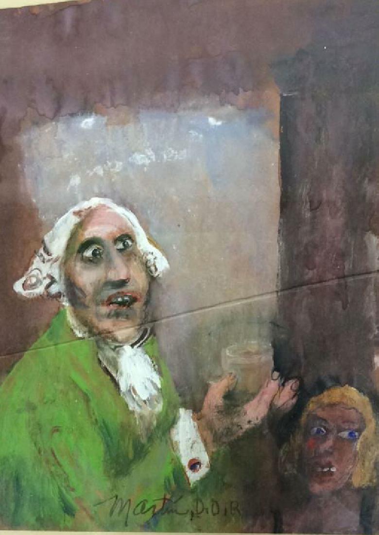 JAMES MARTIN, Washington Painting On Paper (1 of 11)