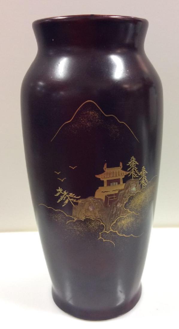 Japanese Metal Bud Vase Vessel (1 of 7)