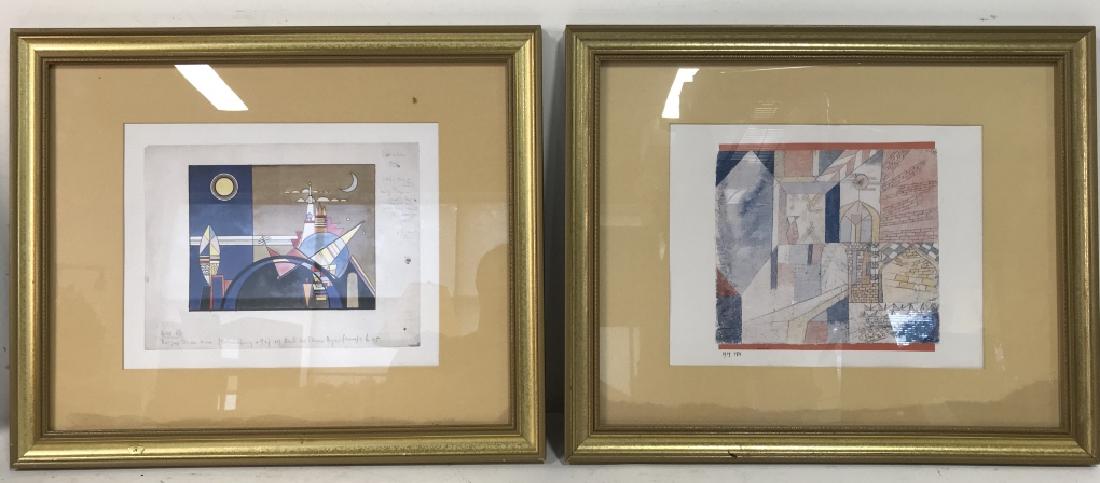 Lot 2 Framed Abstract Art Prints (1 of 10)