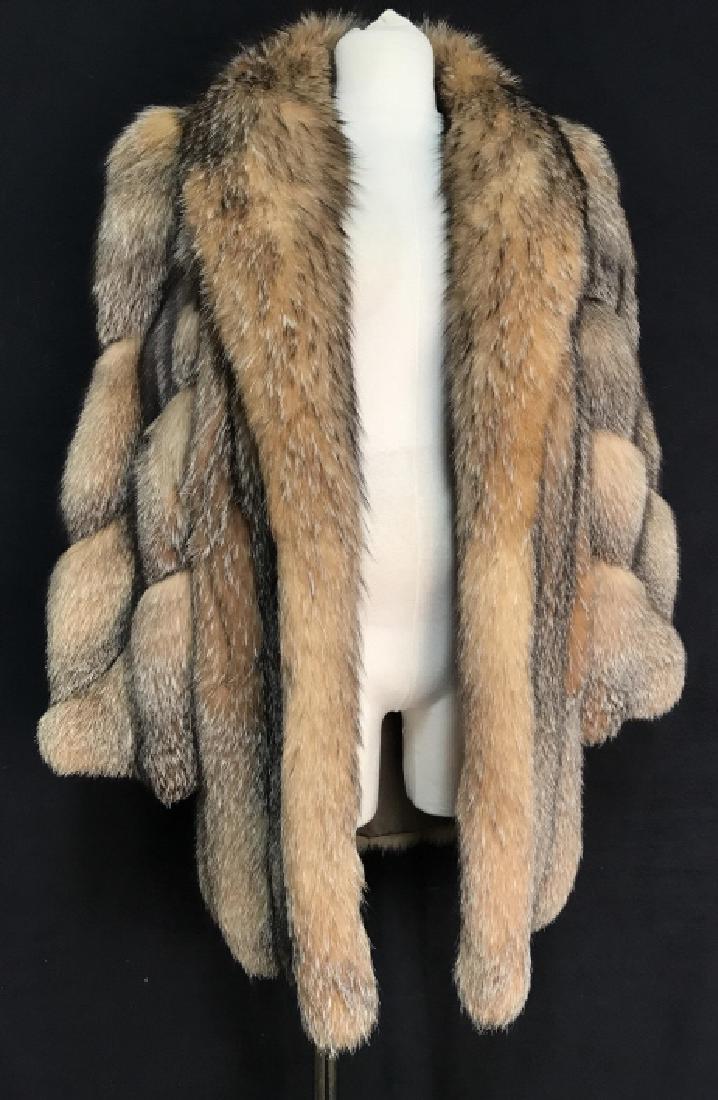 WHITE HOUSE FURS By Paul King Crystal Fox Fur Coat (1 of 9)
