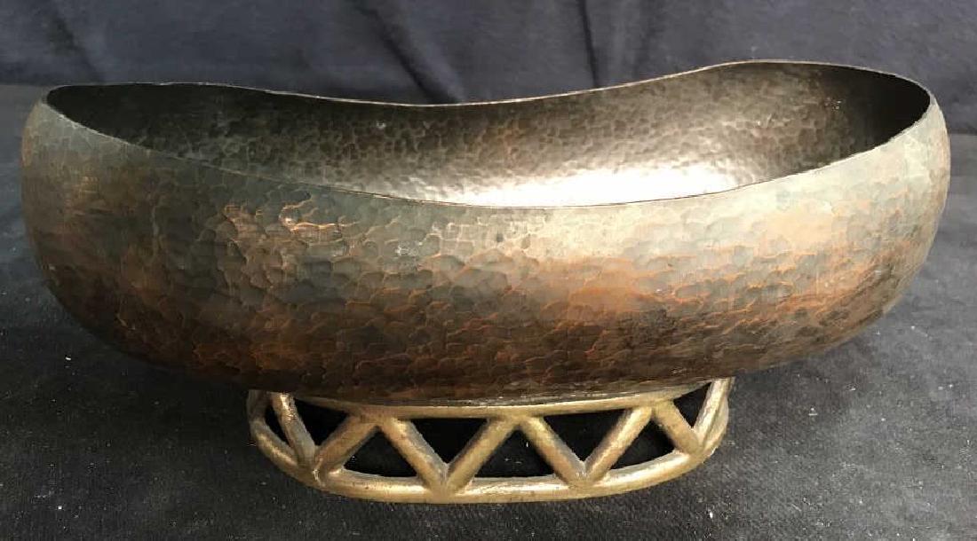 Israel Hand Crafted Copper Brass Vessel Bowl (1 of 11)