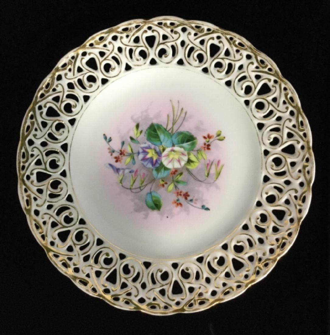 C. TILSCH & Co Porcelain Plate, C1870-90 (1 of 8)