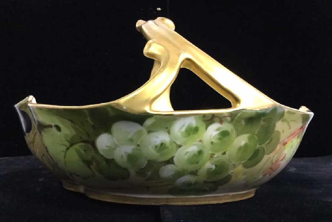 Antique TAV Limoges France Porcelain Basket (1 of 10)