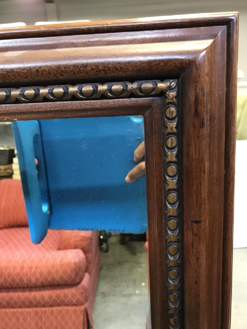 Large Carved Wooden Wall Mirror (1 of 6)