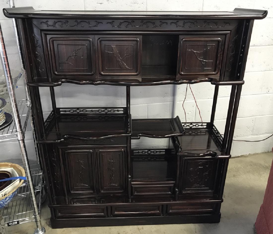 Rosewood Oriental Asian Cabinet (1 of 11)